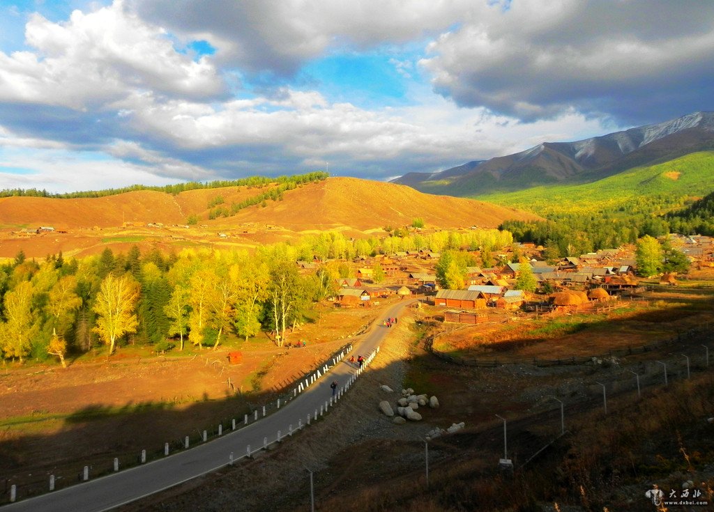 西北第一村白哈巴村