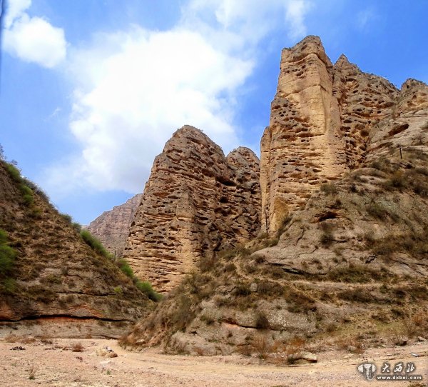 黄河炳灵大峡谷奇异风光