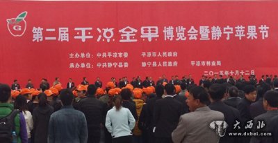 第二届平凉金果博览会暨静宁苹果节开幕产业项目引资15.3亿